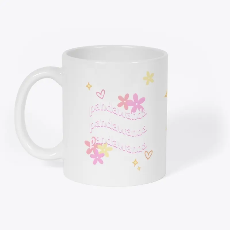 PandaWanda Floral Mug