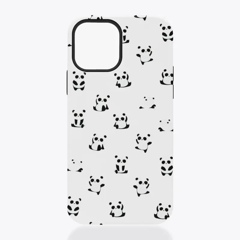 Panda Pattern iPhone Case