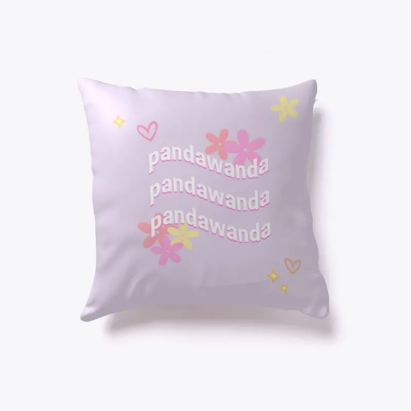 Double Sided PandaWanda Pillow