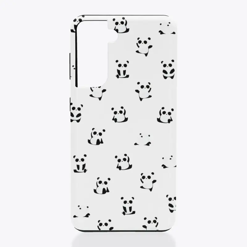 Panda Pattern iPhone Case